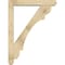 Ekena Millwork Olympic Craftsman Rough Sawn Bracket w/ Offset Brace, Douglas Fir, 6"W x 36"D x 48"H BKT0604X36X48OLY04RDF - alternate 4